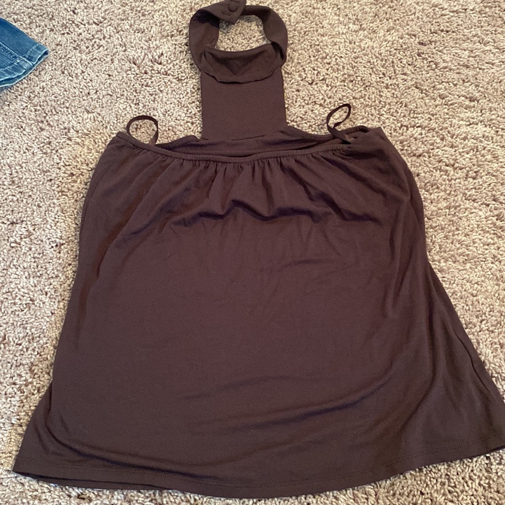 Brown And Copper Sequin Top Cache Size Medium - image 3